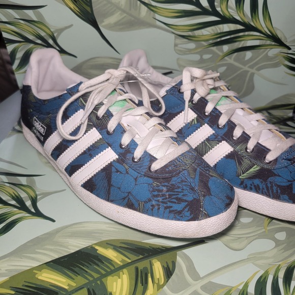 Adidas Originals Gazelle OG Black Print sz7 - Picture 1 of 7
